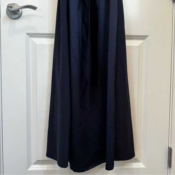 SOLD!on eBay Weekend MaxMara Label-cut Giro Belted Jersey &Satin Midi Dress - Picture 14 of 17